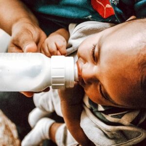 feeding a newborn
